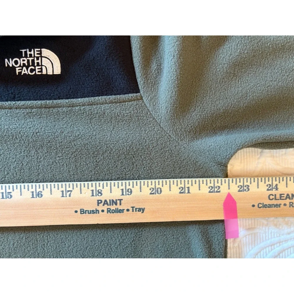 The North Face Mens TKA Glacier 1/4 Zip Fleece Taupe Green Black NF0A7V4L4WC M